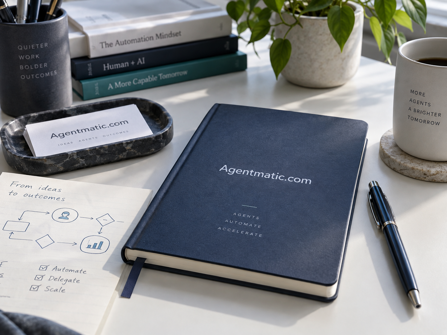 Agentmatic.com brand notes and planning materials